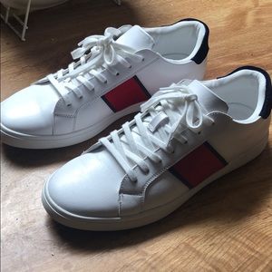 White Leather Aldo Sneakers